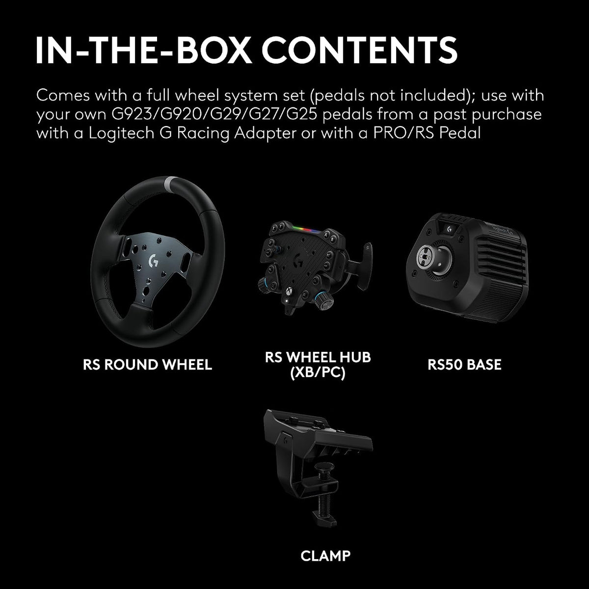 Logitech G RS50 Wheel System — Xbox / PC