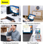 Baseus ZJBA000001 Mini USB Bluetooth V5.0 Wireless Adapter Black — Black
