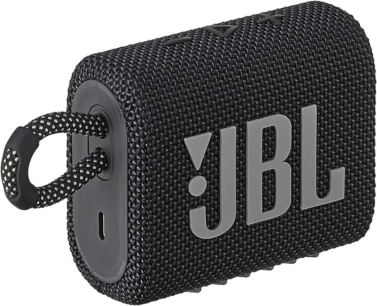 JBL Go 3 Portable Bluetooth Speaker — Black