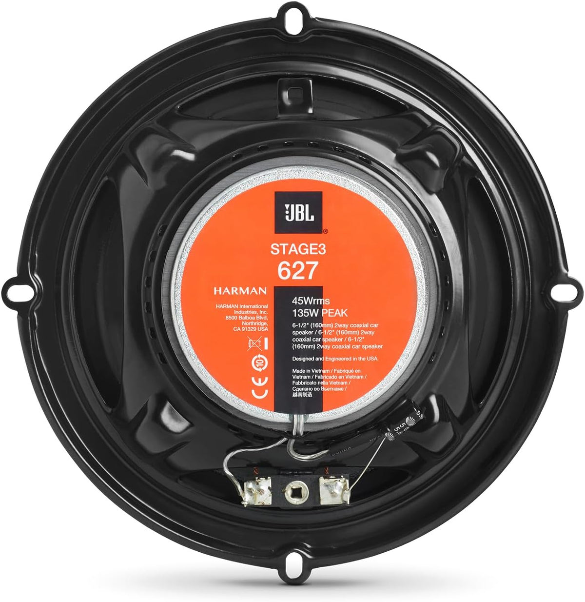 JBL Stage3 627 6.5-Inch Car Speaker Set