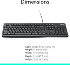 Logitech K120 for Business Keyboard — Black
