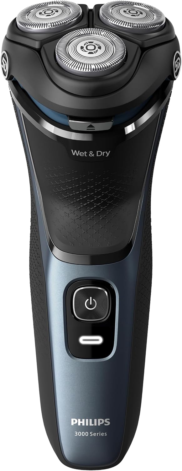 Philips Shaver 3000 Series Wet & Dry Electric Shaver S3144/00. — Blue