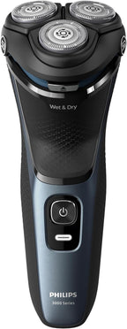 Philips Shaver 3000 Series Wet & Dry Electric Shaver S3144/00. — Blue