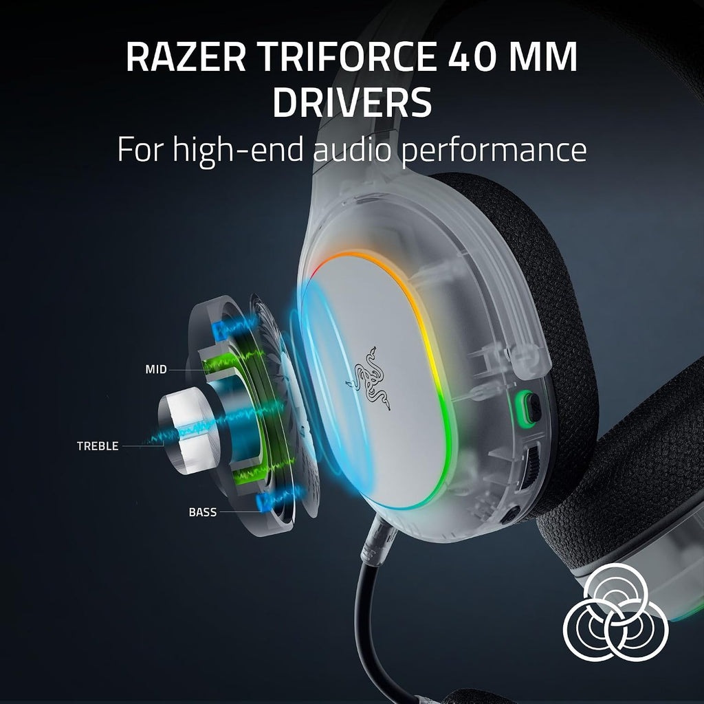 Razer Barracuda X Chroma Wireless Gaming Headset — Phantom White Edition — product image 5