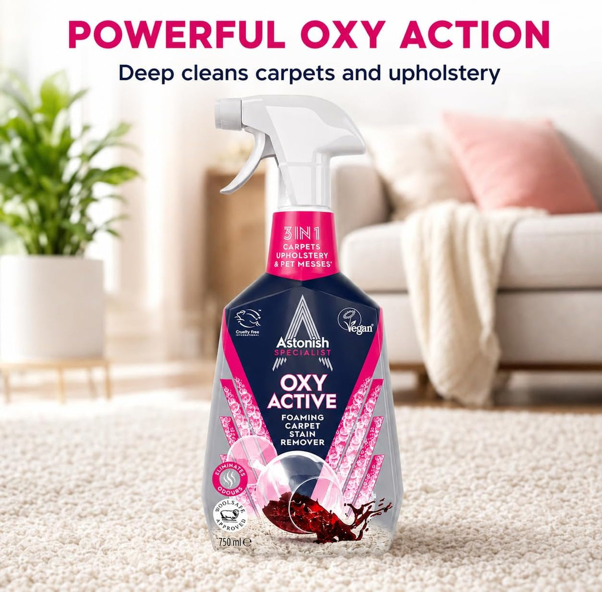 Astonish Carpet & Upholstery, 750 ml — additional product view 3