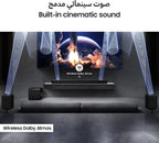 Samsung Q-series Soundbar, Q990F, 11.1.4 ch, Subwoofer & Rear Speaker, True 11.1.4ch Full Surround, Wireless Dolby Atmos, Q-Symphony, SpaceFit Sound Pro, HW-Q990F/ZN (2025 - UAE Version)