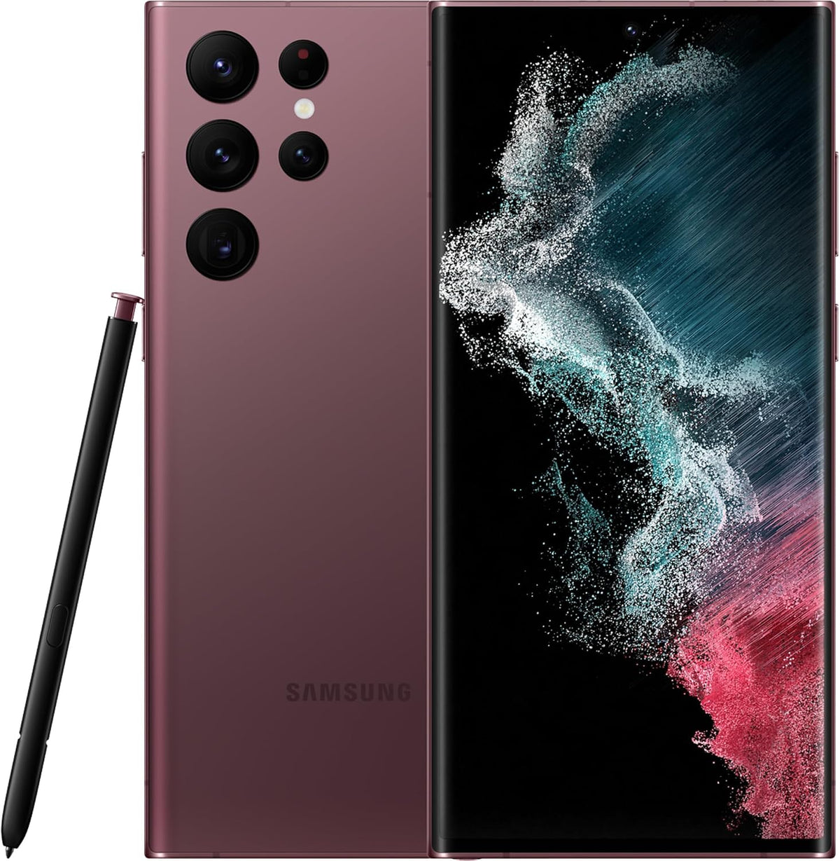 Samsung Galaxy S22 Ultra SM-S908B - 8GB 128GB (Burgundy)