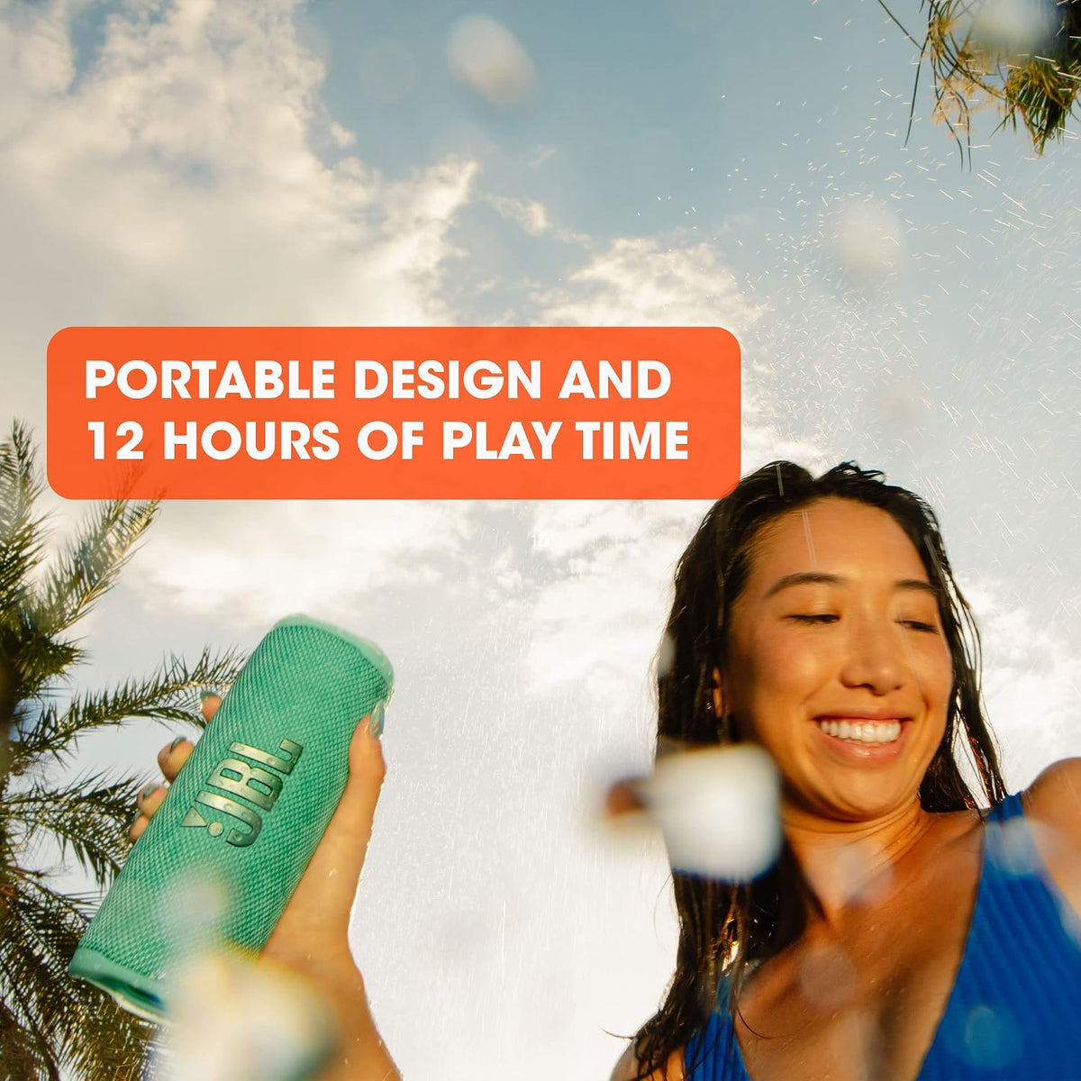 JBL Flip 6 Portable Bluetooth Speaker — Blue