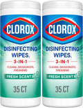 Clorox 35 Count Disinfecting Wipes Fresh Scent (Pack of 2) — front product image
