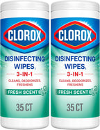 Clorox 35 Count Disinfecting Wipes Fresh Scent (Pack of 2) — front product image
