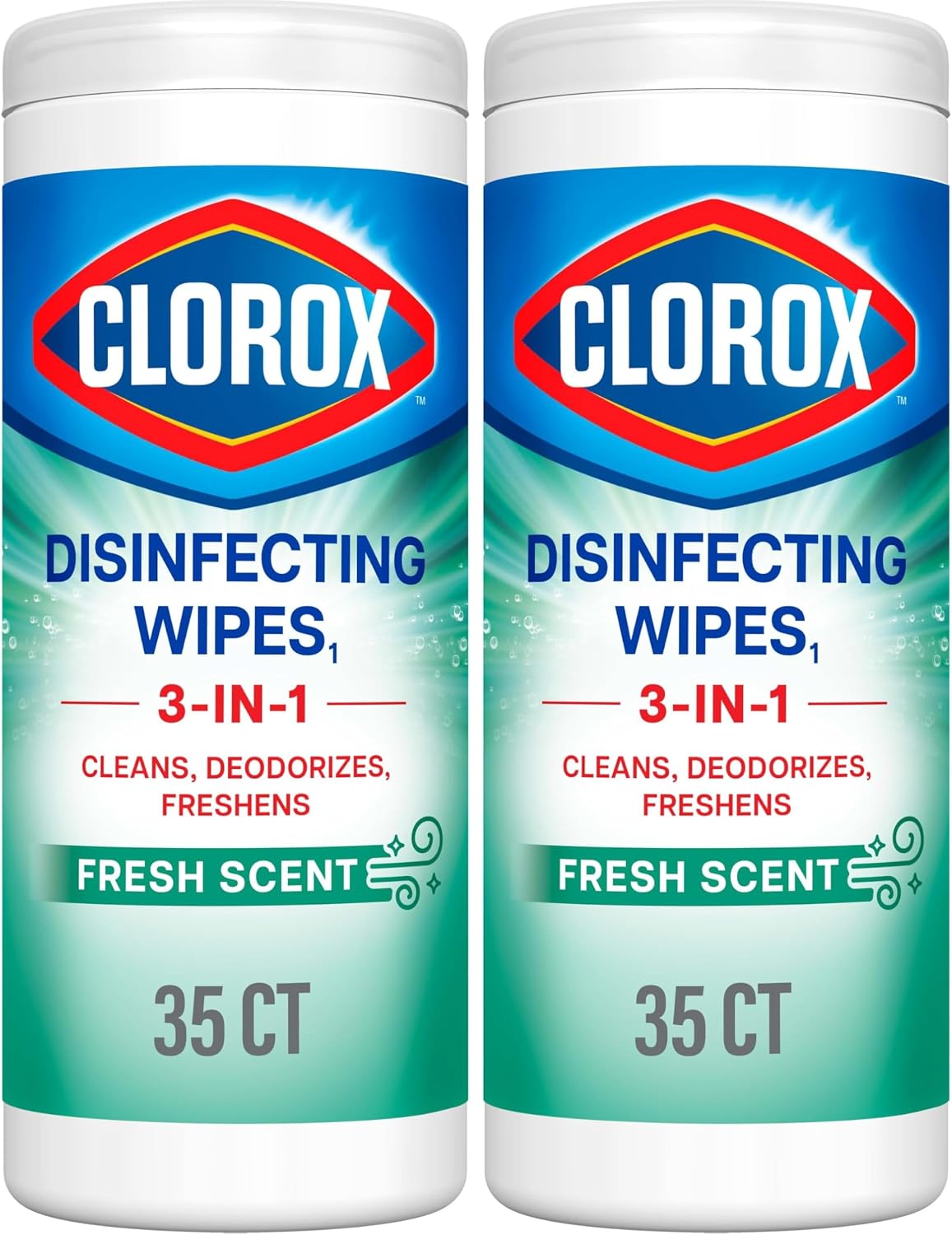 Clorox 35 Count Disinfecting Wipes Fresh Scent (Pack of 2) — front product image