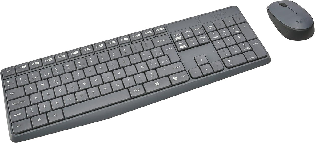 Logitech MK235 Keyboard and Mouse Combo — Grey