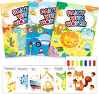 YPLUS Paint with Water Activity Books — 3 Themes