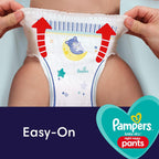 Pampers Nappy Pants Size 4 (9-15 kg / 20-33 lbs), Baby-Dry Night, 156 Nappies, MONTHLY BOX, Extra Protection All Night Long, Pull Ups