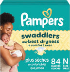 Pampers Swaddlers Newborn Diaper Size 0 84 Count
