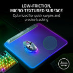 Razer Firefly V2 Pro Fully Illuminated RGB Gaming Mouse Mat — Phantom White Edition — product image 6