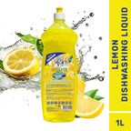ECOLYTE+ Dishwashing Liquid Soap, Platinum Antibacterial Detergent & Perfect Shine (Lemon, 1 Liter) — additional view 3