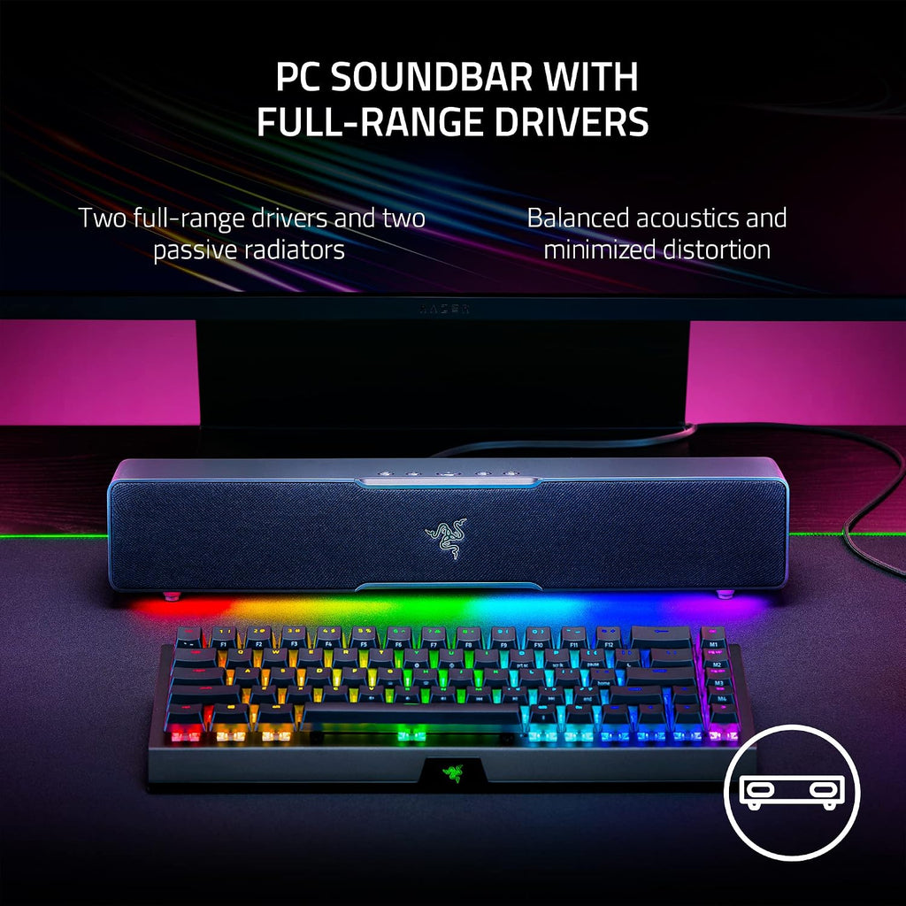 Razer Leviathan V2 X PC Gaming Soundbar — Black — product image 2