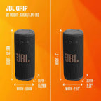 JBL Grip Portable Bluetooth Speaker — Black