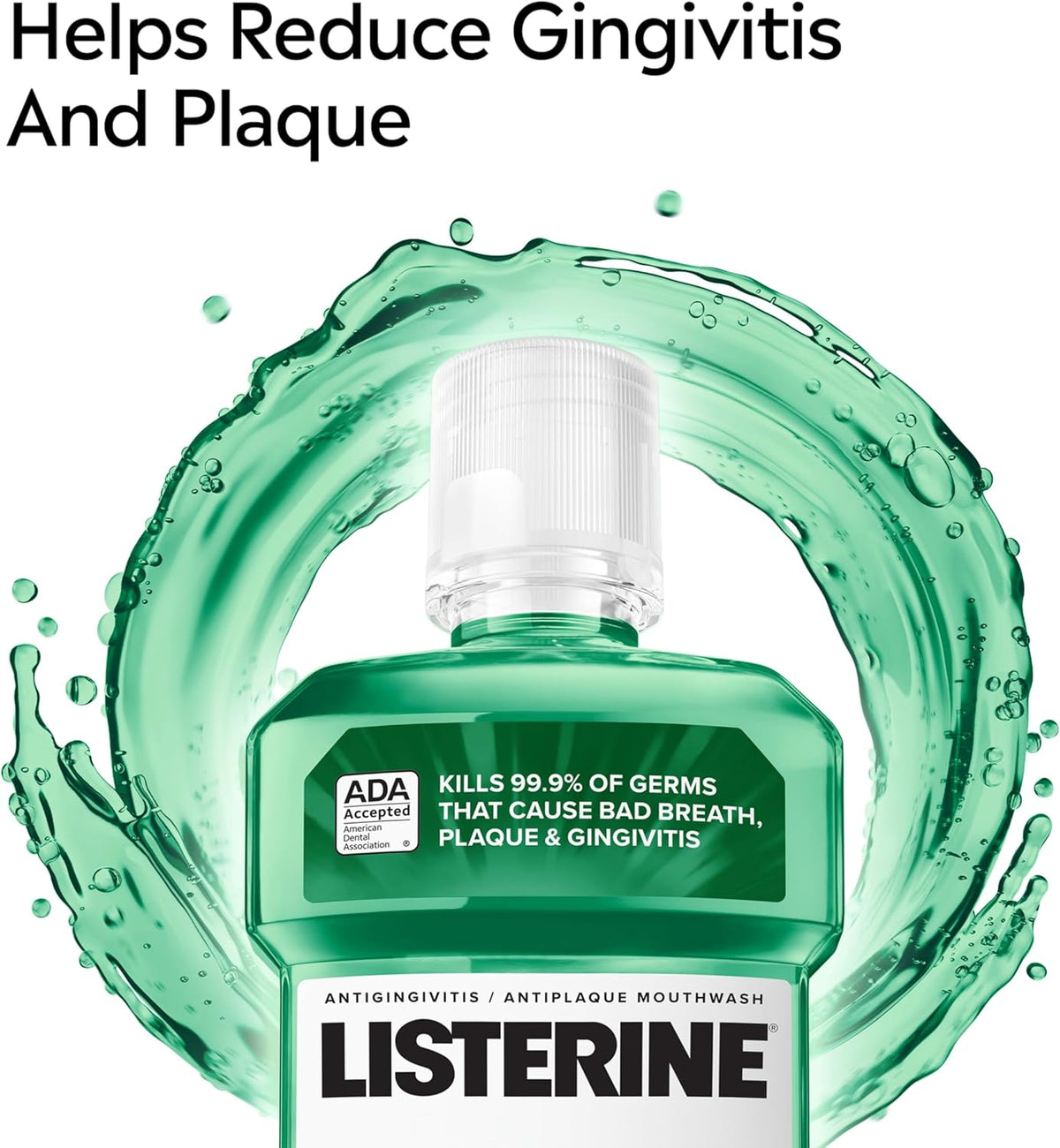 Listerine Freshburst Antiseptic Mouthwash, 500 ml, 2-Pack — additional product view 4