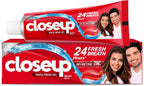 Closeup Triple Fresh Gel Toothpaste, Red Hot, for 24HR fresh breath, 25ml — front product image