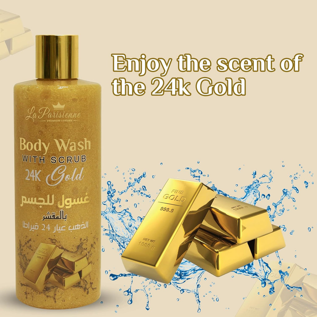 ECOLYTE+ Body Wash Scrub La Parisienne Premium (24K Gold, 500 ml) — additional view 3