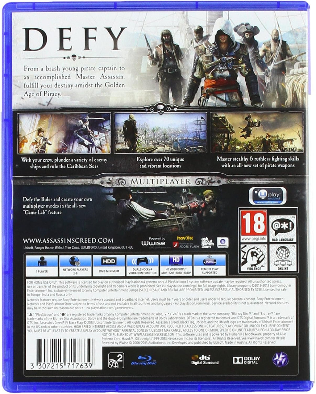 Assassin's Creed IV (4) Black Flag (Playstation Hits) /PS4