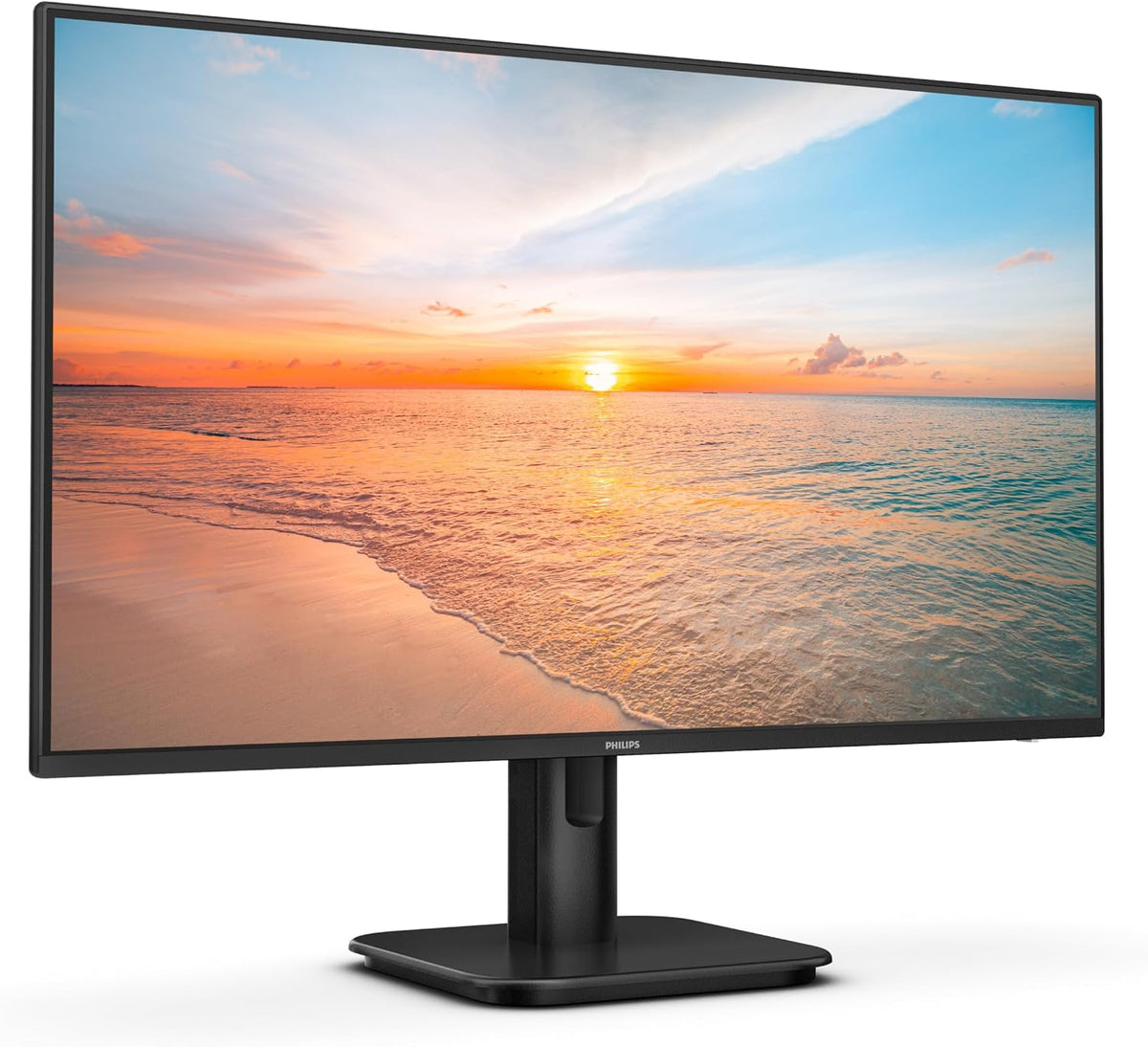 Philips 24E1N1100A - 24 Inch FHD Monitor, 100Hz, IPS, 1ms, Speakers, Lowblue mode, FlickerFree, Cable managment (1920 x 1080, 250 cd/m², VGA/HDMI 1.4) — black