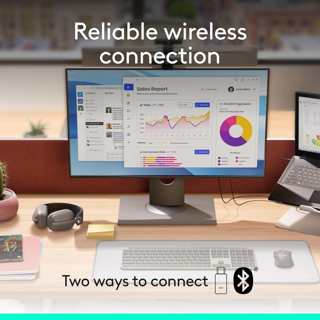 Logitech Zone Vibe Wireless Headset — Graphite
