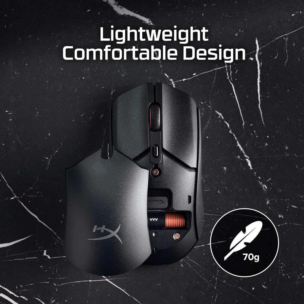 HyperX Pulsefire Haste 2 Core Wireless — Black — product image 6