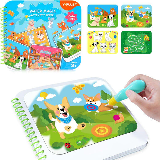 YPLUS Reusable Water-Reveal Activity Book
