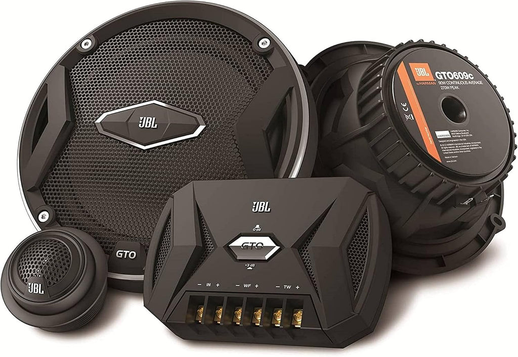 JBL GTO609C 6.5-Inch Component Car Speaker System — Black