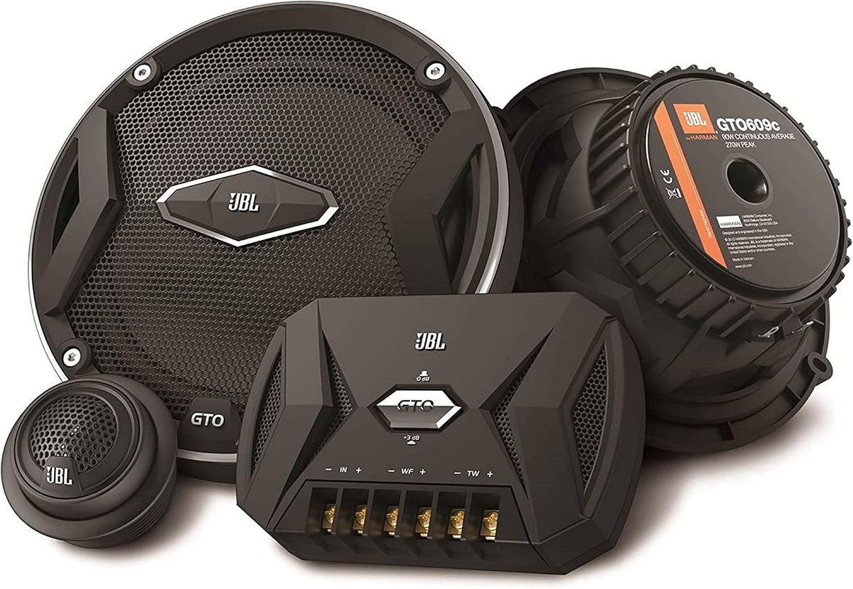 JBL GTO609C 6.5-Inch Component Car Speaker System — Black