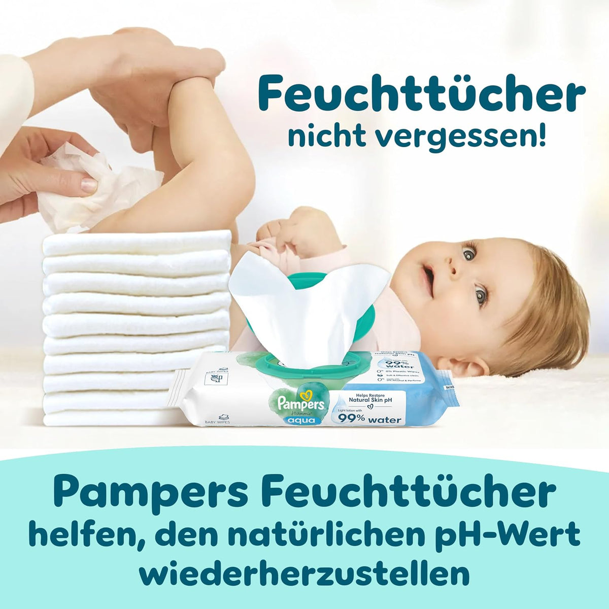 Pampers Premium Protection Size 6, x144 Nappies, 13kg+, Our N°1 for Comfort & Protection for Sensitive Skin