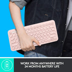 Logitech K380 Keyboard — Rose