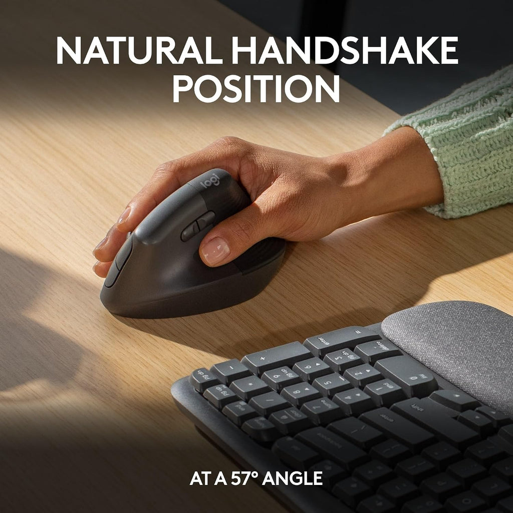 Logitech Wave Keys and Lift Ergonomic Combo — Graphite