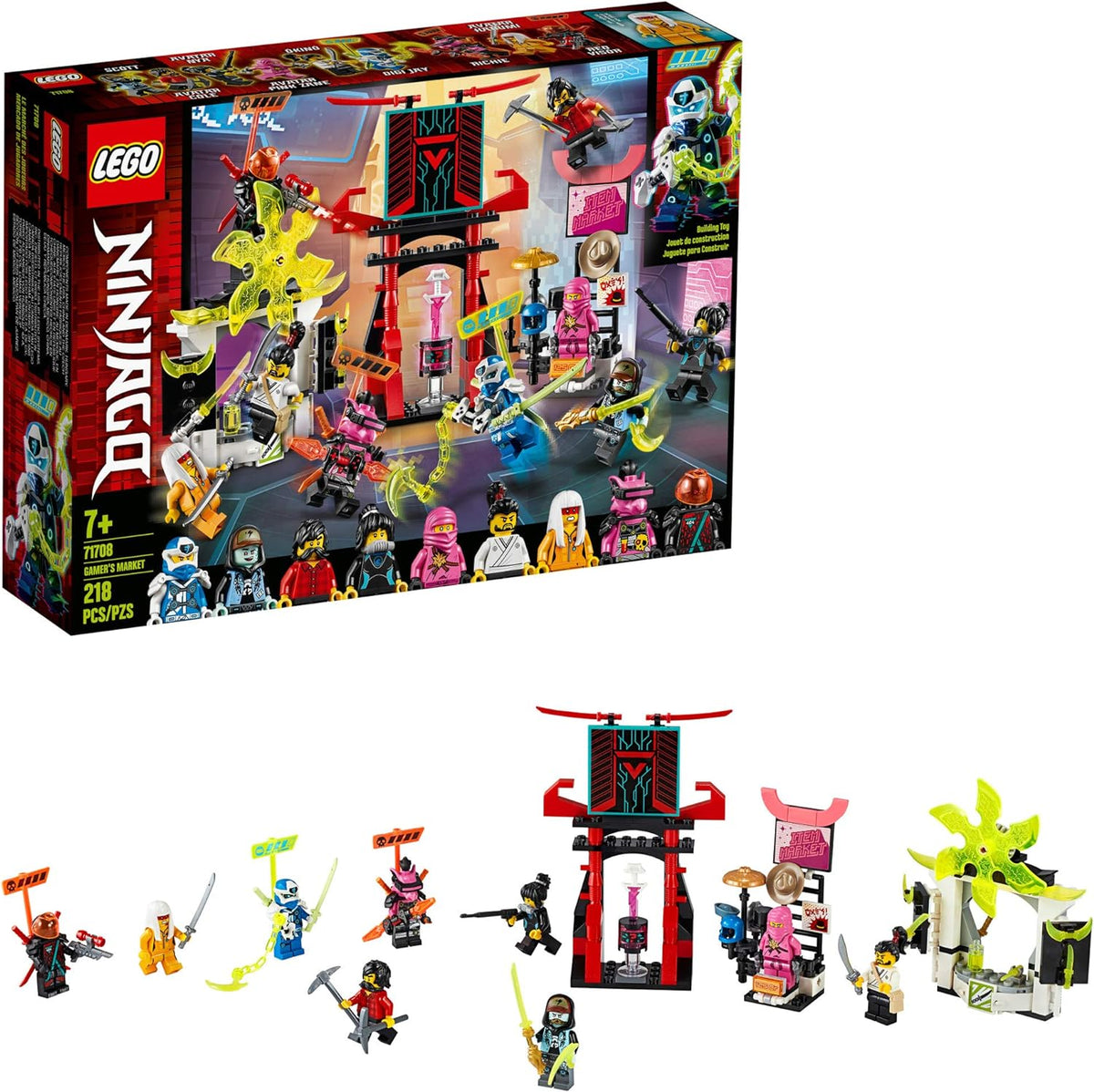 LEGO NINJAGO Gamer’s Market 71708 Ninja Market Building Kit