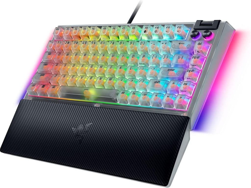 Razer BlackWidow V4 75% Mechanical Gaming Keyboard — Phantom White Edition — product image 9