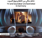 Samsung Q-series Soundbar, Q990F, 11.1.4 ch, Subwoofer & Rear Speaker, True 11.1.4ch Full Surround, Wireless Dolby Atmos, Q-Symphony, SpaceFit Sound Pro, HW-Q990F/ZN (2025 - UAE Version)