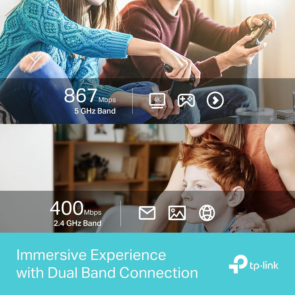 TP-Link AC1300 Nano Wireless MU-MIMO USB 2.0 Adapter, Dual-Band, Miniature Design, Supports Windows 10/8.1/8/7, Mac OS 10.15 and earlier, Highly Secure WPA3, Easy Setup (Archer T3U Nano)