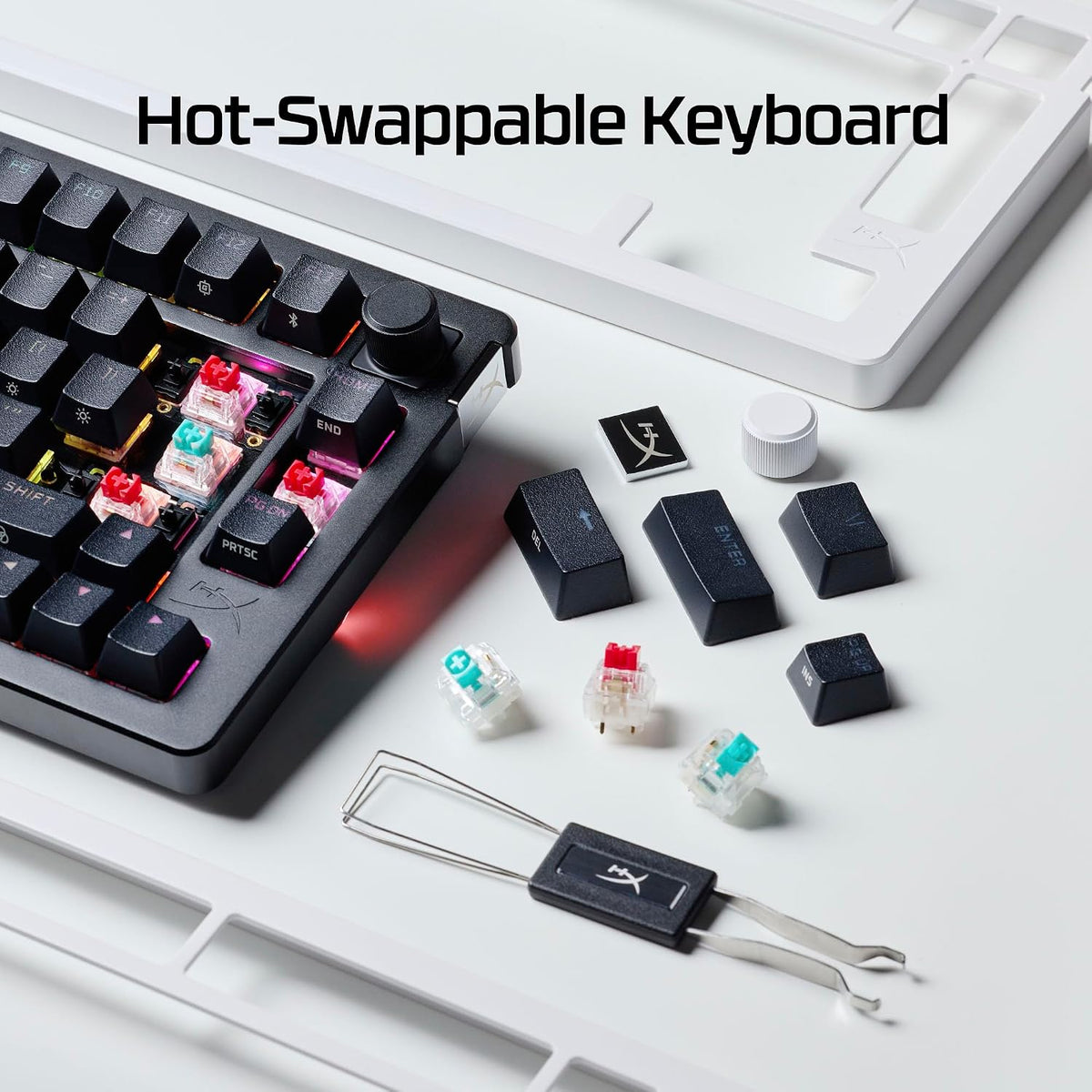 HyperX Alloy Rise 75 Wireless 75% Hot Swappable Mechanical Gaming Keyboard — product image 4