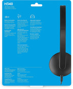 Logitech H340 Headset — Black