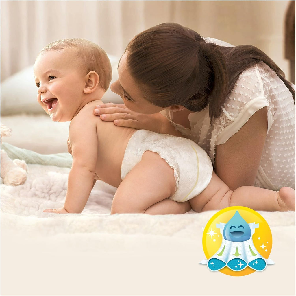 Pampers Premium Protection Size 1 Newborn (2-5 kg/4-11 lb Carrying Pack, 4 Pack (4 Packs of 22)