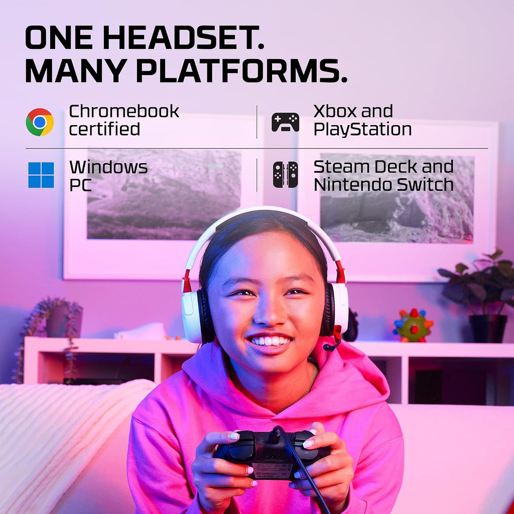 HyperX Cloud Mini Wireless WHT Headset — White — product image 7