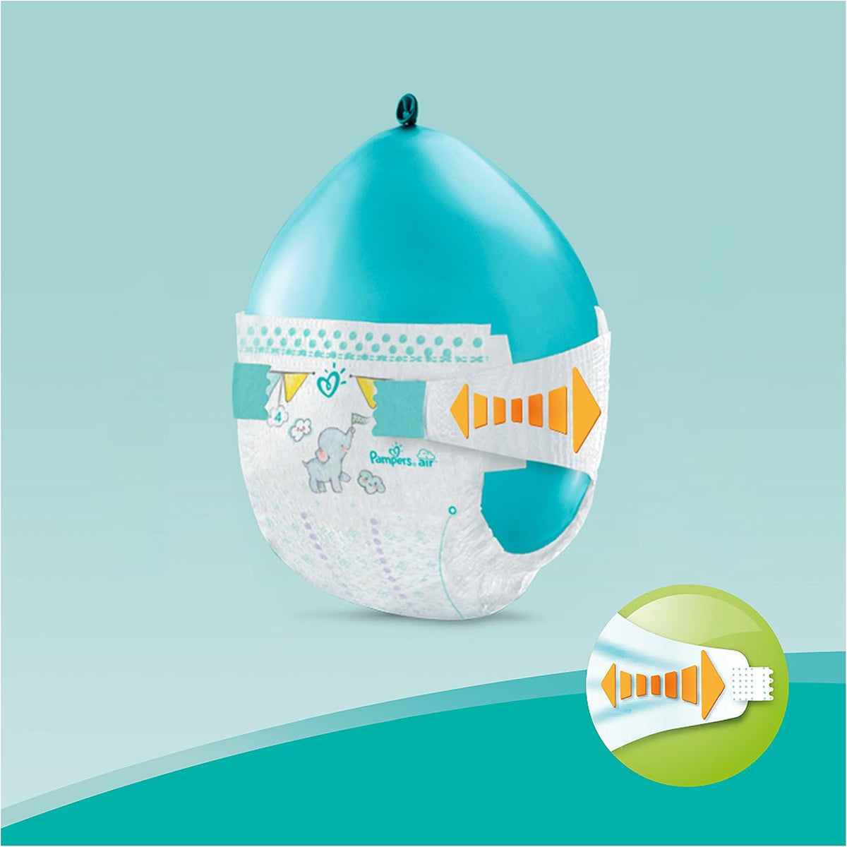 Pampers Baby-Dry Essential Pack - Size 4 (Maxi), 44 Nappies