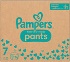 Pampers Nappy Pants Size 7, 126 Count, 17kg+, Triple Protection, Super Absorbent Core, Easy Changes