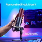HyperX QuadCast 2 Stand-Alone Microphone Streamer/Content Creator/Gamers/Supports PC, PS4, PS5 — product image 6