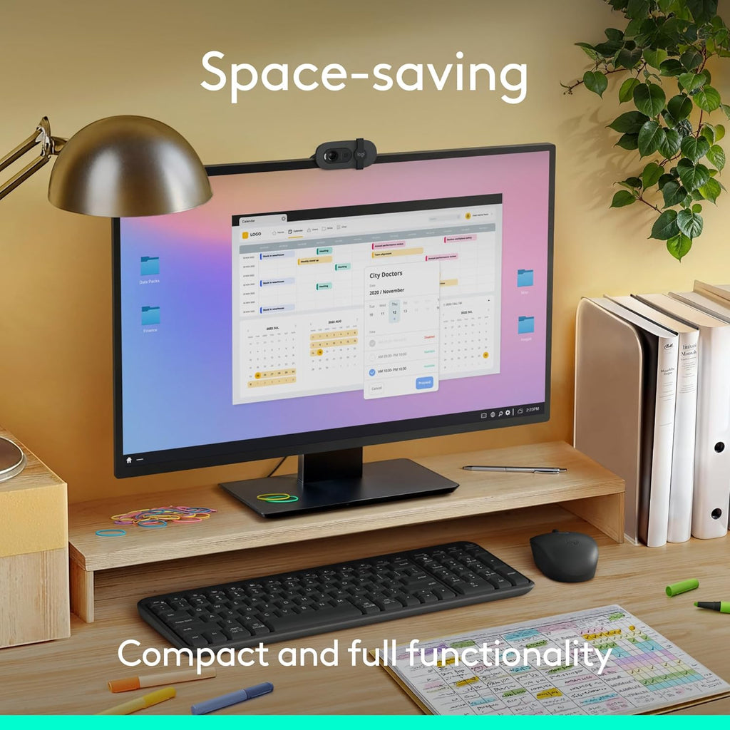 Logitech MK250 Keyboard and Mouse Combo — Graphite