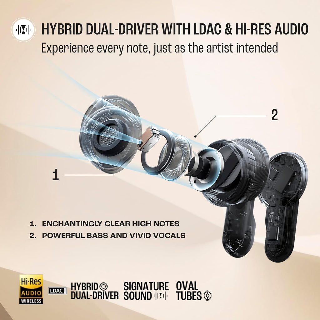 JBL Tour Pro 3 True Wireless Earbuds — Black