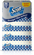 Scott Facial Tissue, 2 PLY, Super Saver, 140 Sheets x 5 Tissue Boxes — front product image
